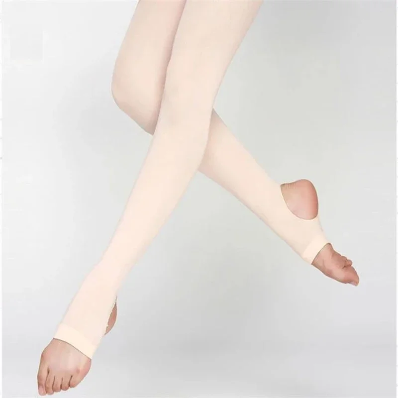 lz003 strirrup velvet children's pantyhose strirruped Footed Dance Tights Girls Silk Wholesale pantyhose / tights