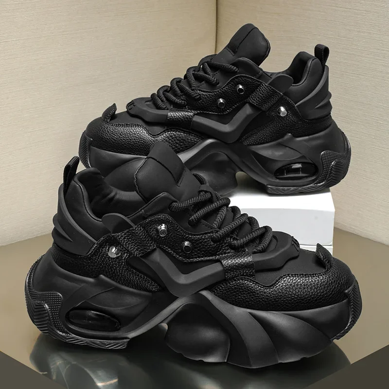 Men Casual Chunky Sneakers - Image 4
