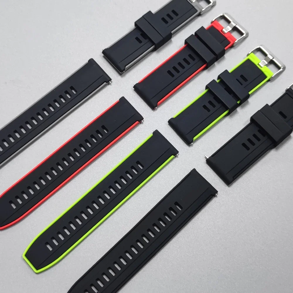 Силиконовый ремешок 20 мм 22 мм для HUAWEI WATCH GT 5 4 Pro 46 мм GT 3 SE 2 42 мм HONOR Magic Watch4 GS 3 Pro Сменные браслеты с ремешком