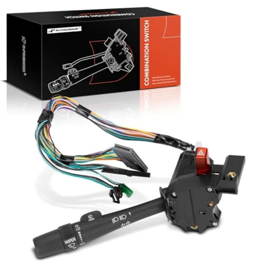 

Turn Signal Switch Windshield Wiper Multifunction Switch Lever Compatible with Chevy GMC Oldsmobile - 1998-2005 - Blazer S10 Ji