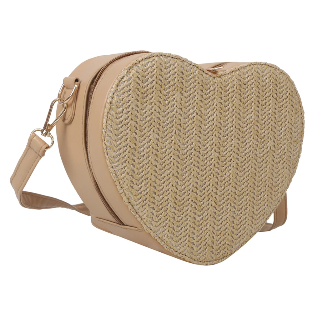 Sac Hobo en Paille de Grande Capacité pour Femme, Sacoche Décontractée à Fermeture Éclair, Légère, Respirante et Solide, Cadeau d'Anniversaire