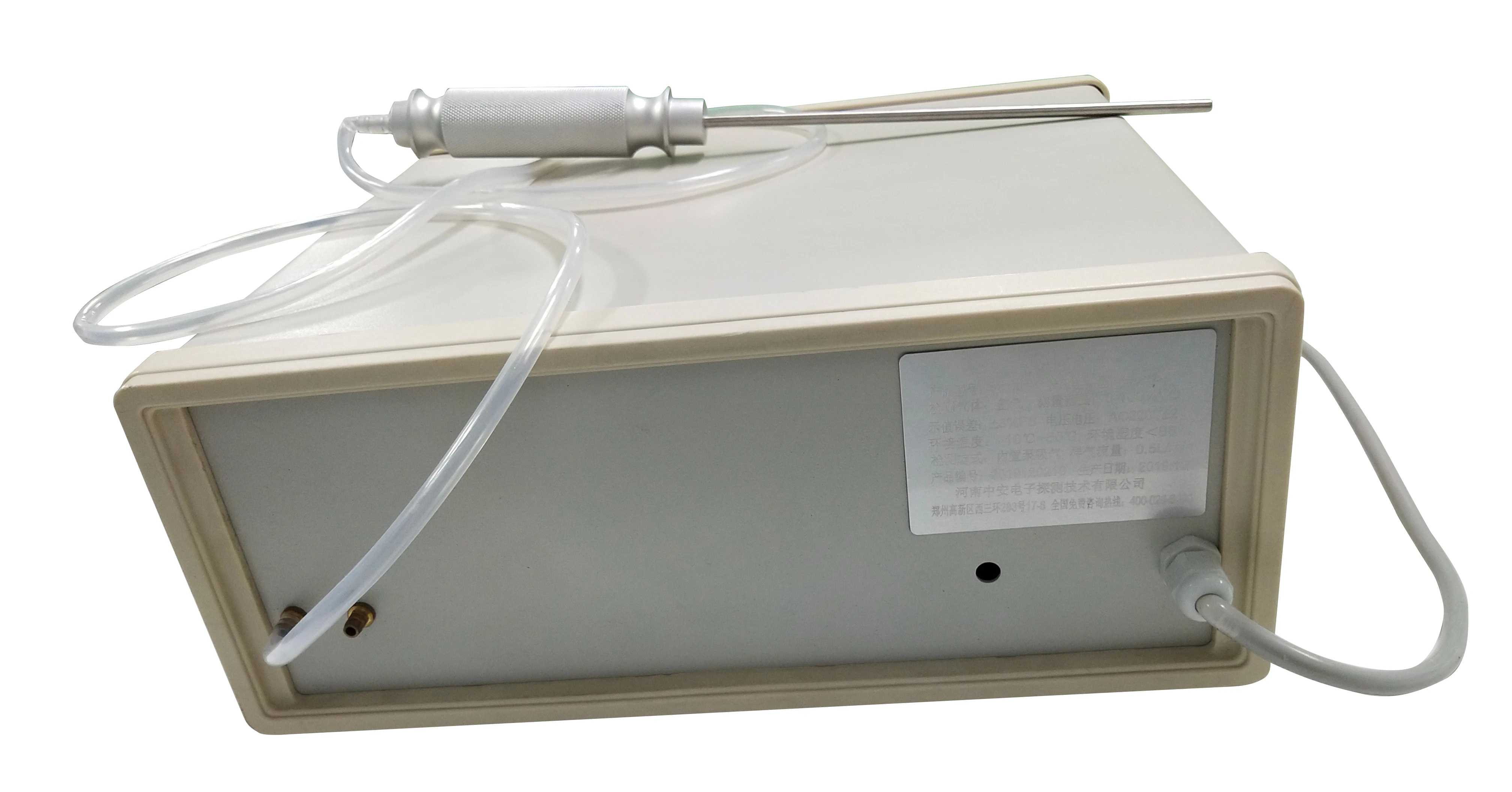 24/7 이중 흐름 적외선 분석기, 산업용 펌프 흡입 O2 CO2 가스 검출기, a-l-a-r-m, S200