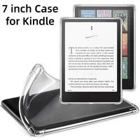 Paperwhite Funda transparente de 7 pulgadas de 12. a generación para Kindle Airbag de cuatro esquinas Funda suave anticaída de TPU para Kindle Paper White