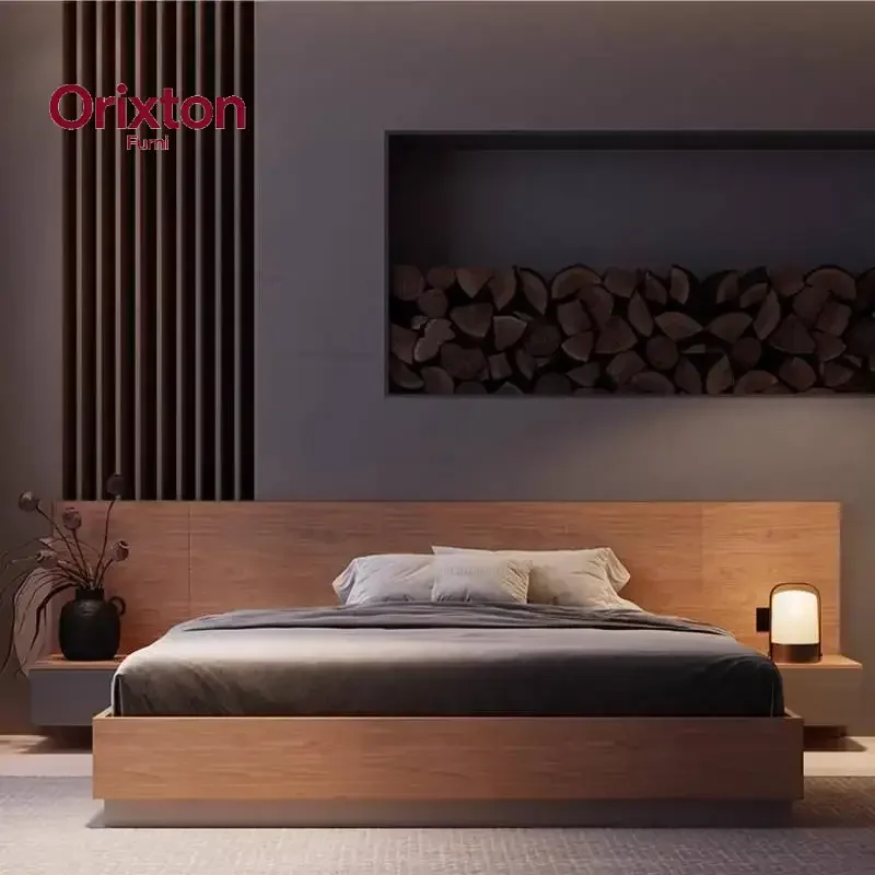 Unique European Double Bed Platform Elegant Pretty Solid Wood Luxury Bed Bases Bedroom Modern Camas Queen Size Furniture Home - view 4