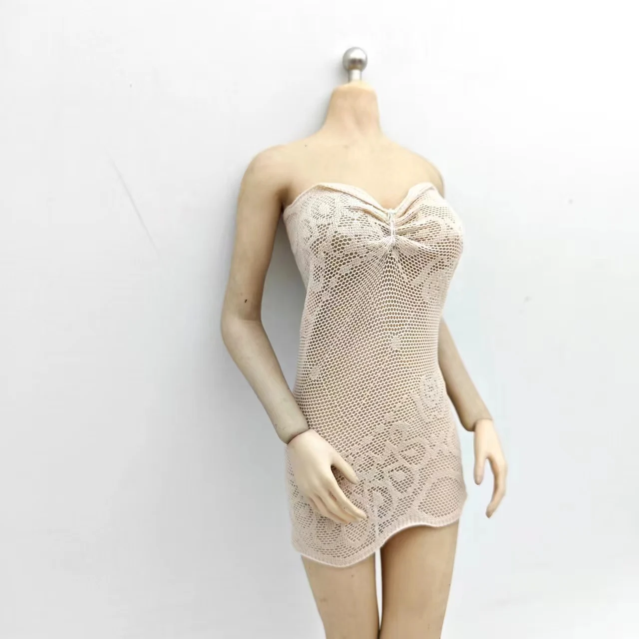 1/6 scale female solider sexy net lace Perspective dress model for 12in Big Chest action figure dolls