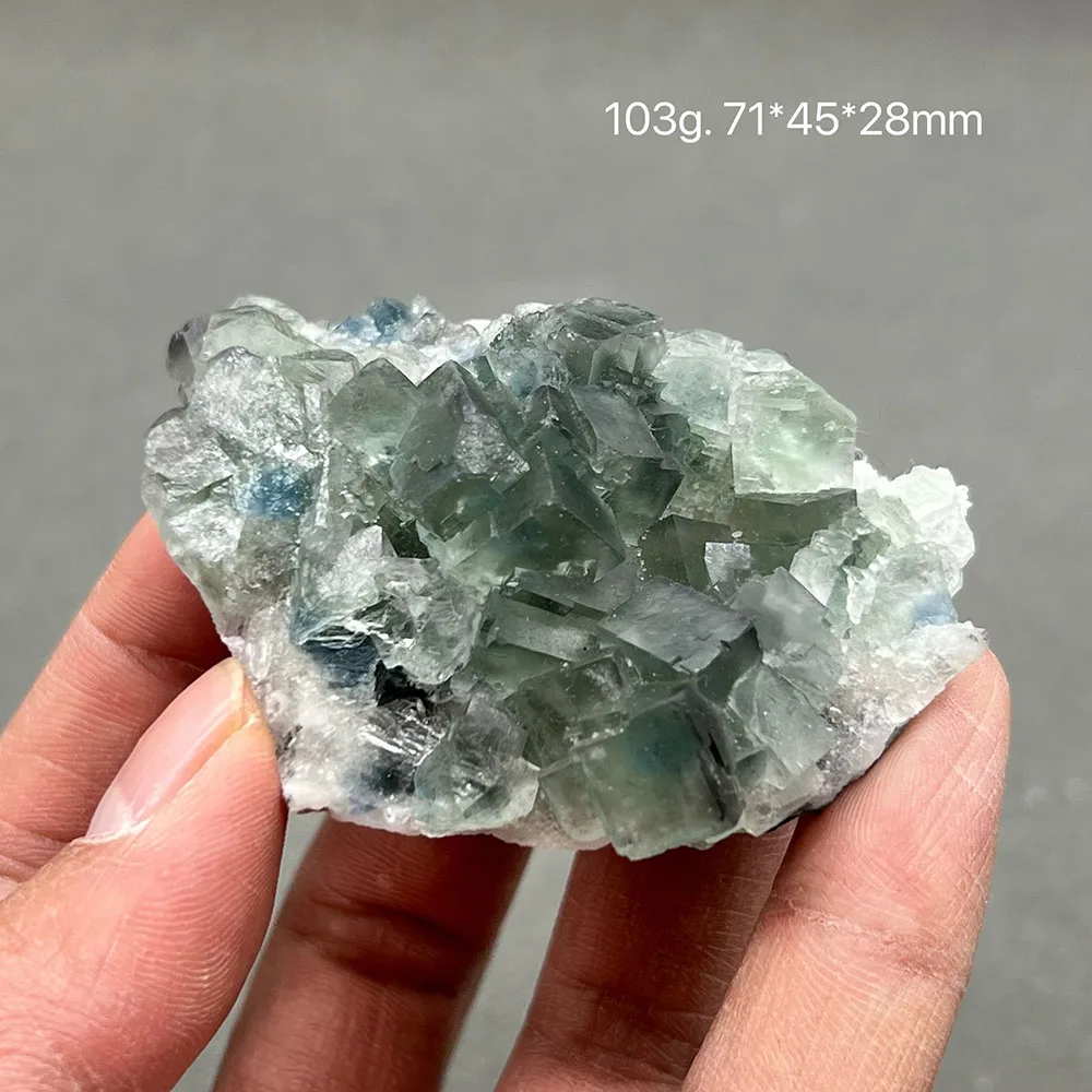 

100% Natural green stepped fluorite cluster mineral specimens Gem level Stones and crystals