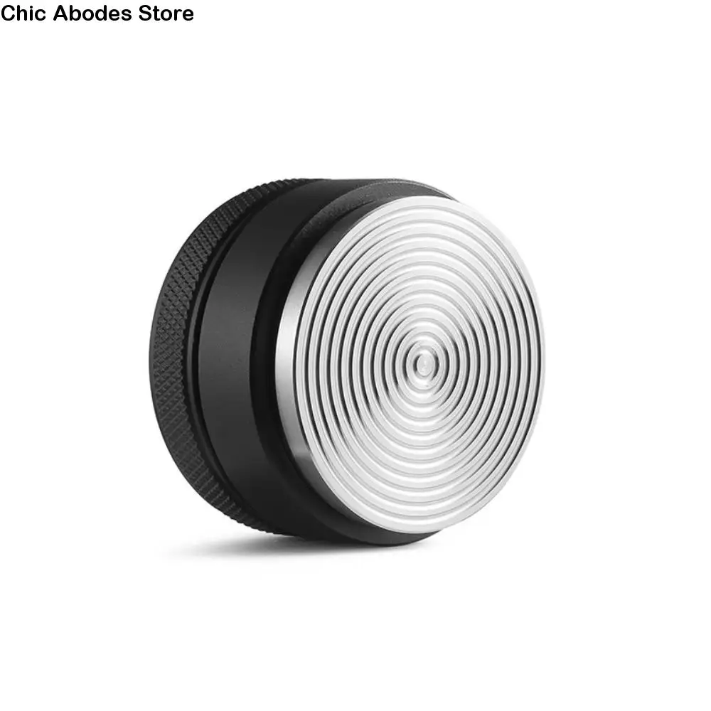 

51/53/58MM Coffee Distributor Threaded Bottom Precision Adjustable Leveler Slotted Espresso Tamper Professional Use