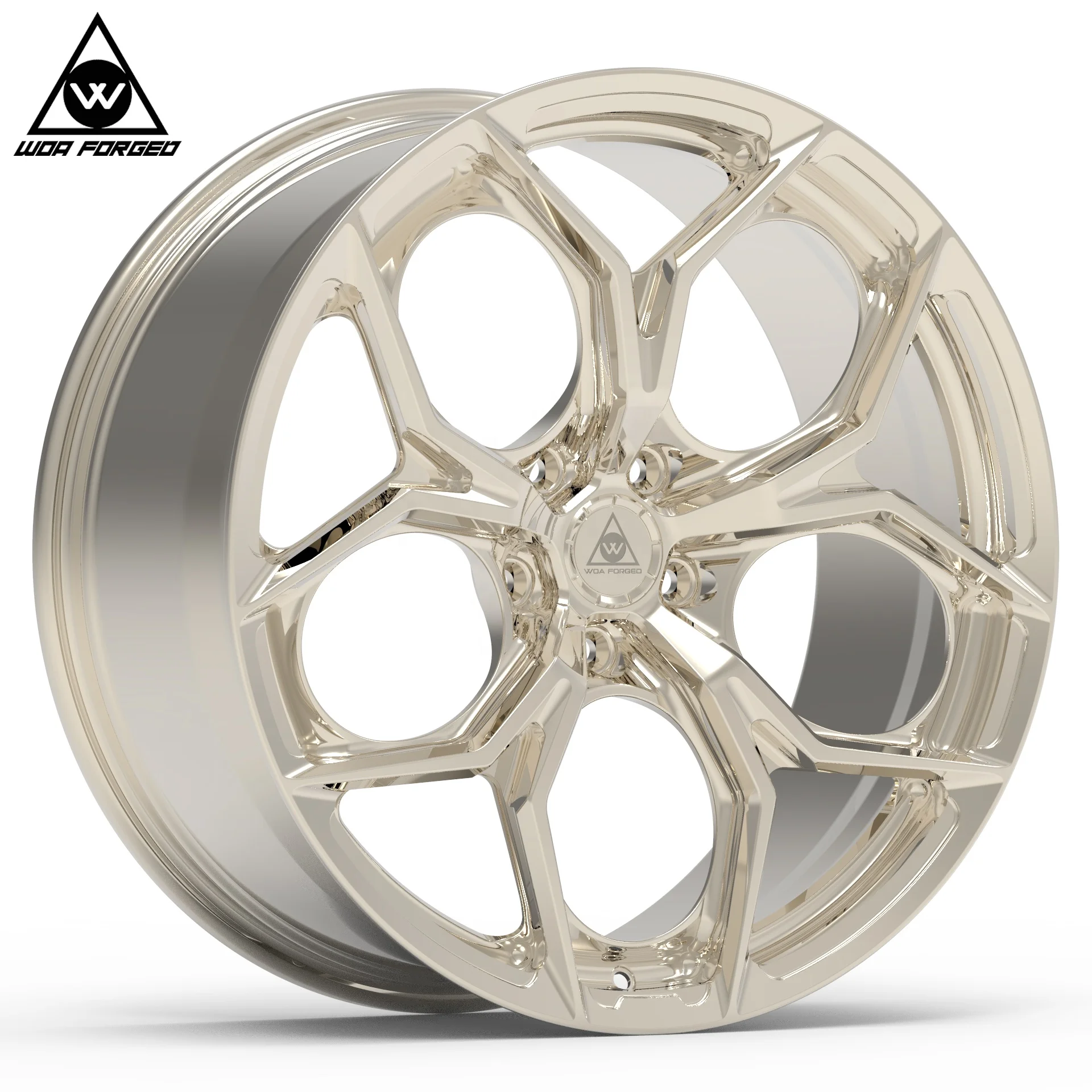 

Wholesale Custom Wheels Forged Car Rims P111sc 18 19 20 21 22 Inch 5x112 Frozen Gold Bright for benz Class c Amg Mercedes