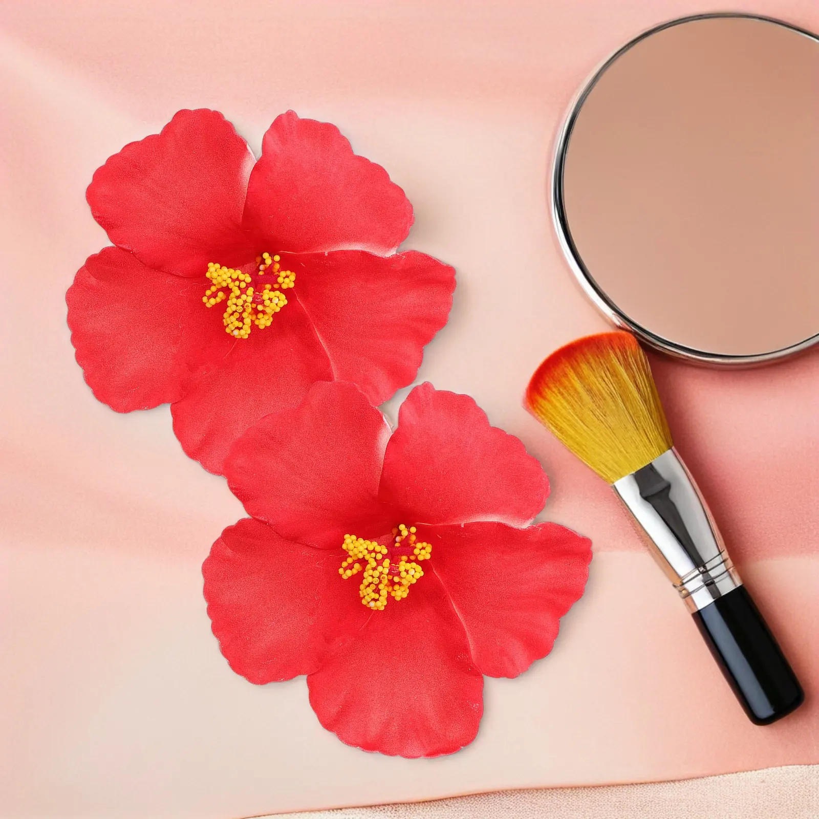 

10 шт. заколок для волос с искусственными цветами в стиле бохо, легкие, удобные, декоративные аксессуары для женщин и девочек