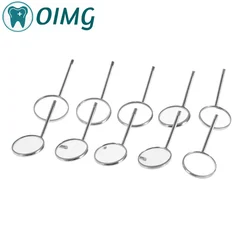 50pcs/set Stainless Steel  Dentist Equipment  Dental Mouth Mirror Reflector Dental Mouth Mirror Oral Care Tool Set Kit