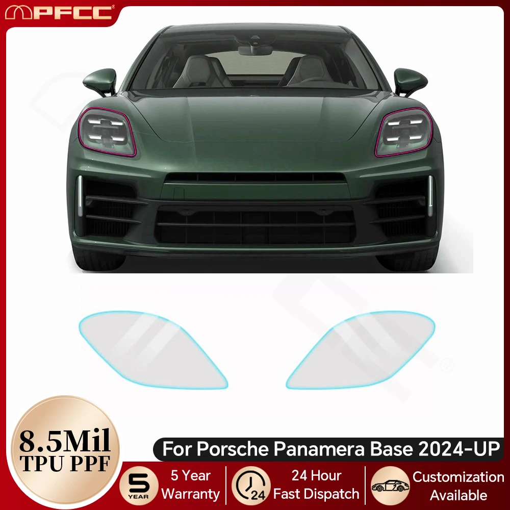 

Headlight Rearview Film Car Paint Protection Film For Porsche Panamera Base 2024-UP Pre-cut PPF TPU Clear Bra Anti-scratch Kit