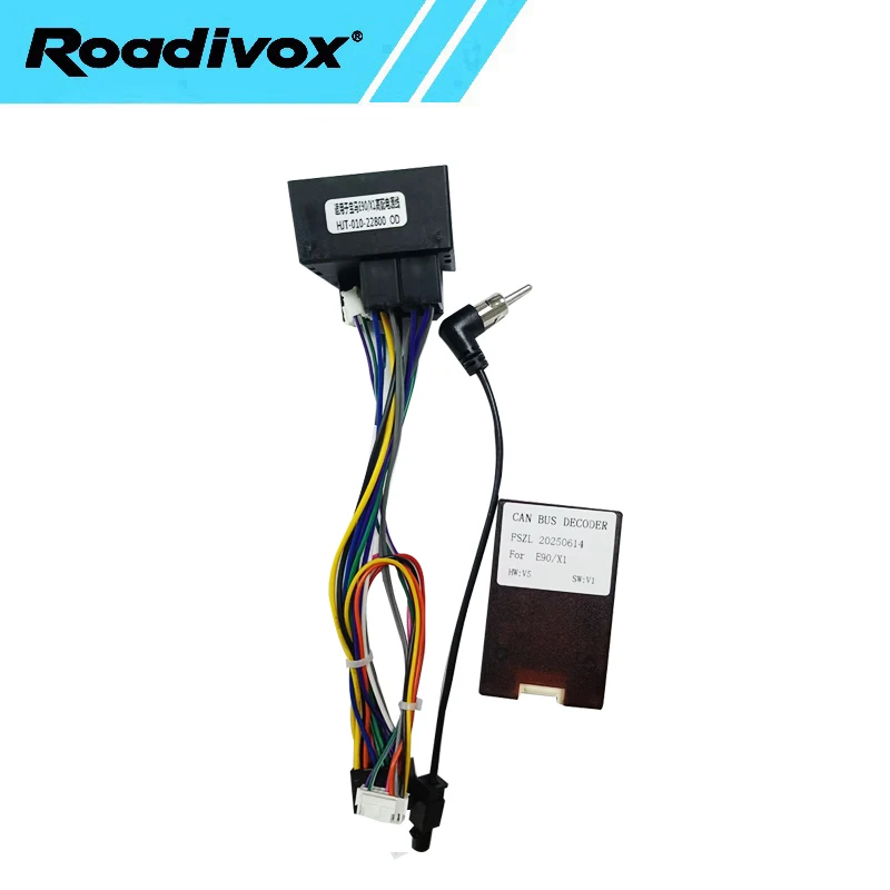 Car Radio Wire Harness Power Adapter Canbus For BMW 3 Series E90 E91 E92 X1 E84 E81 E87 16pin Android Stereo Video GPS Cable