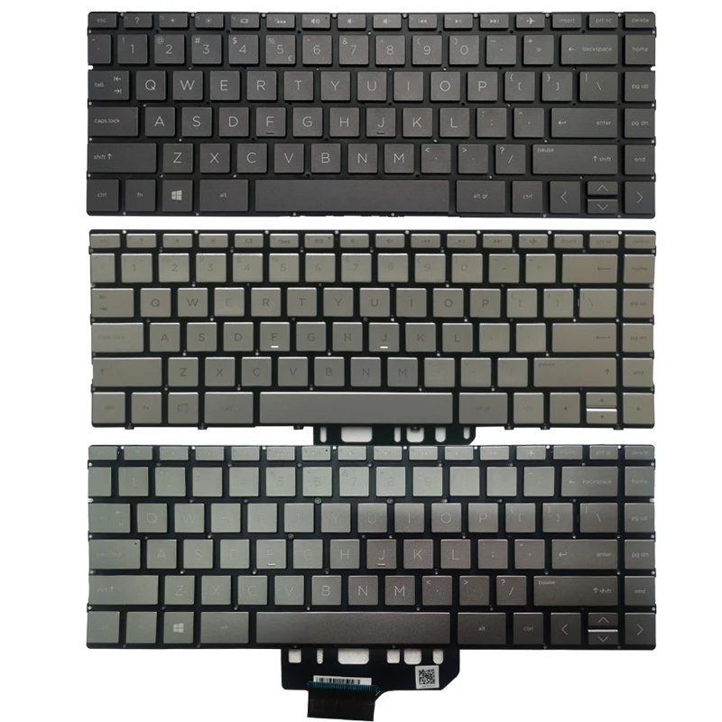 

US black/silver/gray Backlit laptop keyboard for HP Spectre 13-AC 13-ac000 13t-ac000 13-ac0xx 13-ac023dx 13-ac033dx 13-ac063dx