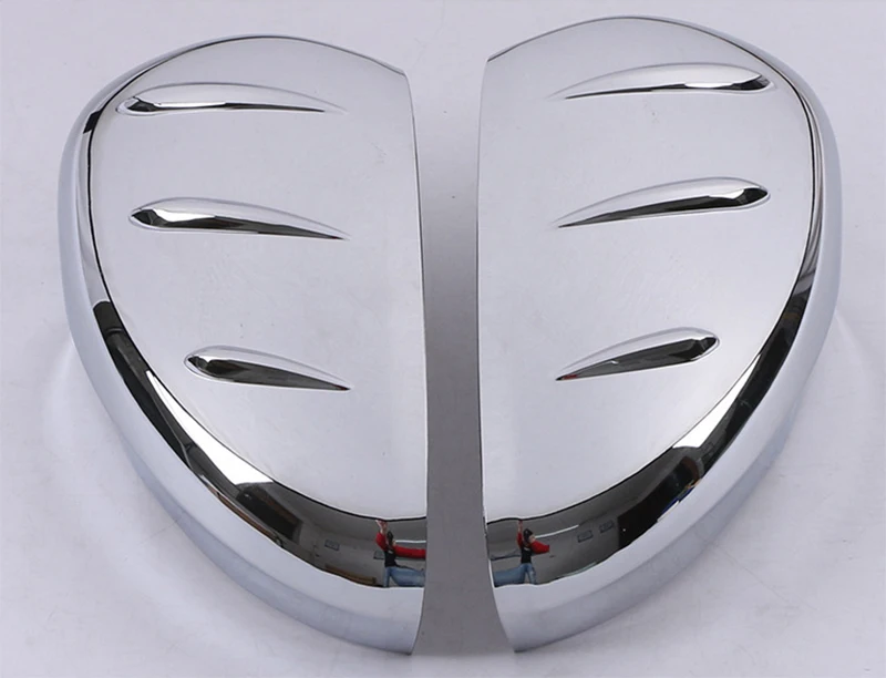 

For Ford Escape Kuga 2020 2021 Car Accessories ABS Chrome Door Side Mirror Cover Trim Rear View Cap Overlay Molding Garnish