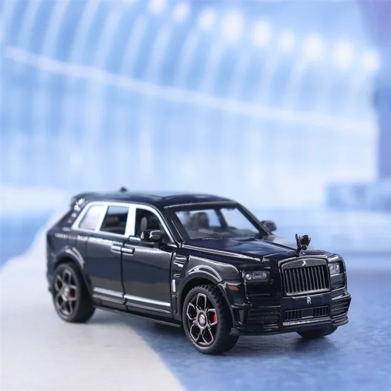 1:36 Rolls-Royce Cullinan hohe Simulation Druckguss Metall legierung Modell auto Sound Licht zurückziehen Sammlung Kinder Spielzeug Geschenke a589