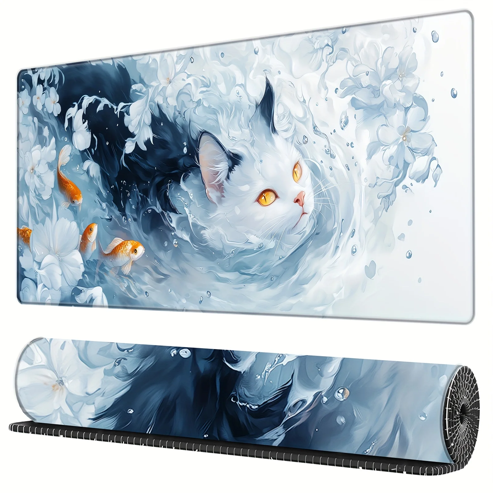 

Гладкий коврик для стола, минималистичный коврик для мыши, мягкая тканевая поверхность, нескользящая резиновая основа для игрового ПК, ноутбука, клавиатуры, идеальное решение для организации рабочего пространства.