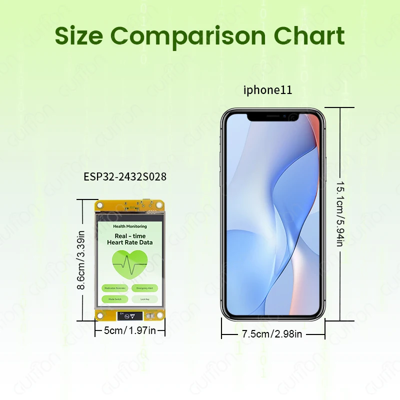 Placa de desarrollo ESP32 Arduino LVGL WIFI y Bluetooth 2,8 "240*320 pantalla inteligente módulo TFT LCD de 2,8 pulgadas con WROOM táctil