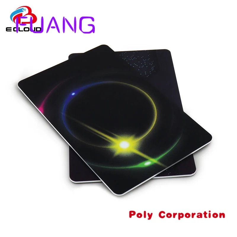 Custom  RFID Contactless Business Card NFC PVC Led Business Card Access Control Smart Hotel Key Card