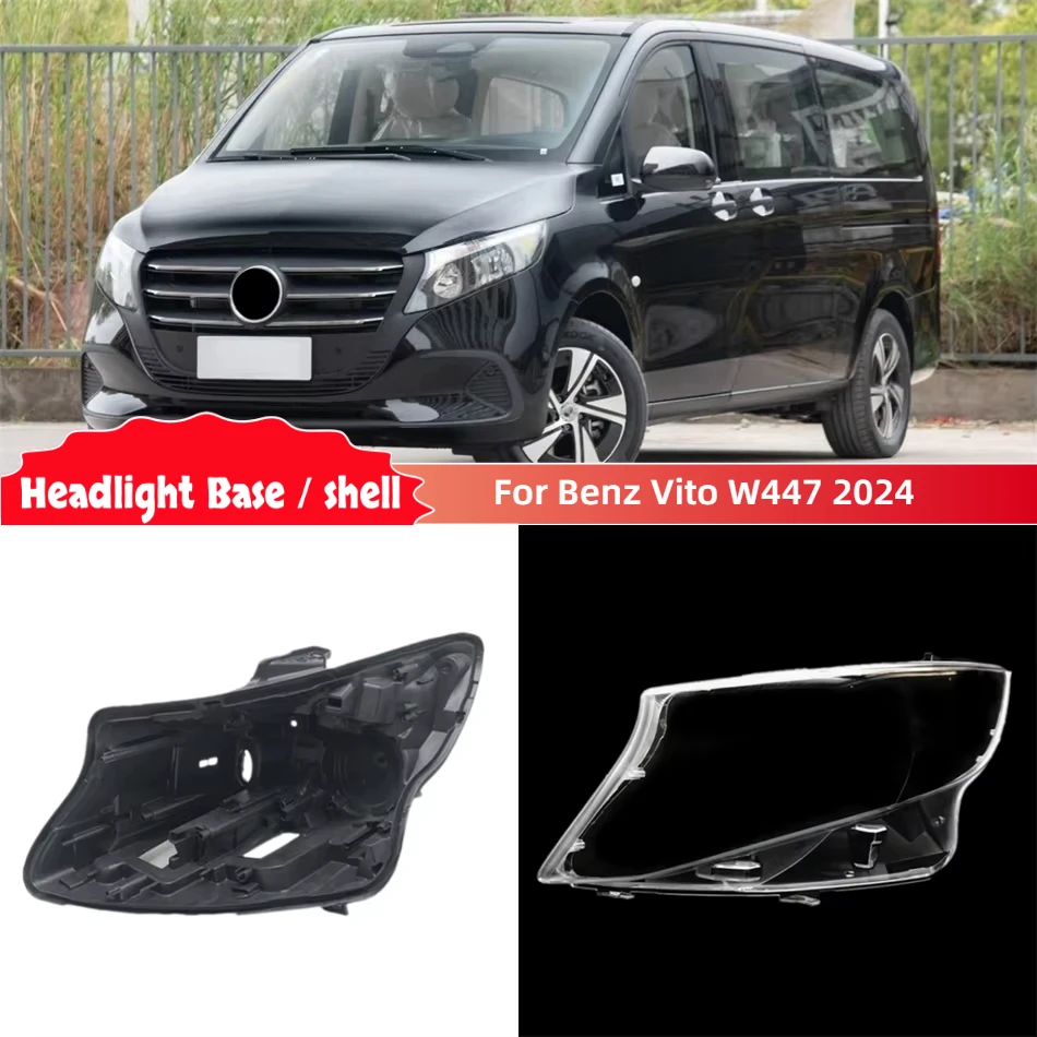 For Mercedes Benz Vito W447 2024 Articles Cars Base Head Lamp Shell Headlamp House Front Headlight Shell