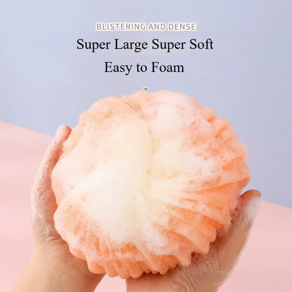 

1 шт., сетка для душа, пенящаяся губка, шарики, мягкий скраб для тела, отшелушивающая щетка для спины, очиститель для ванны, пузырьковый шарик, аксессуары для ванны