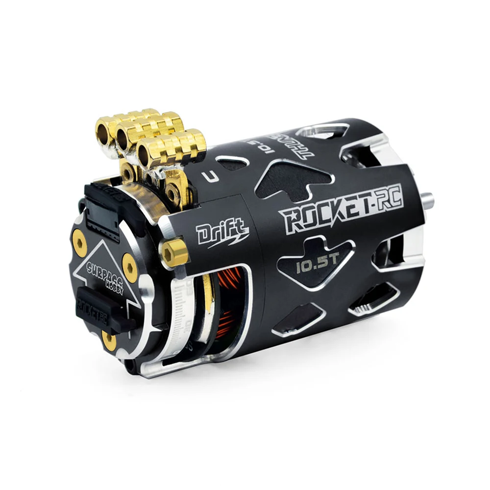 Rocket RC Brushless Motor Thunder 540 Sensored 10.5T 13.5T 3.175 mm Shaft for 1/10 RC Racing Drift Car Parts Surpass Hobby