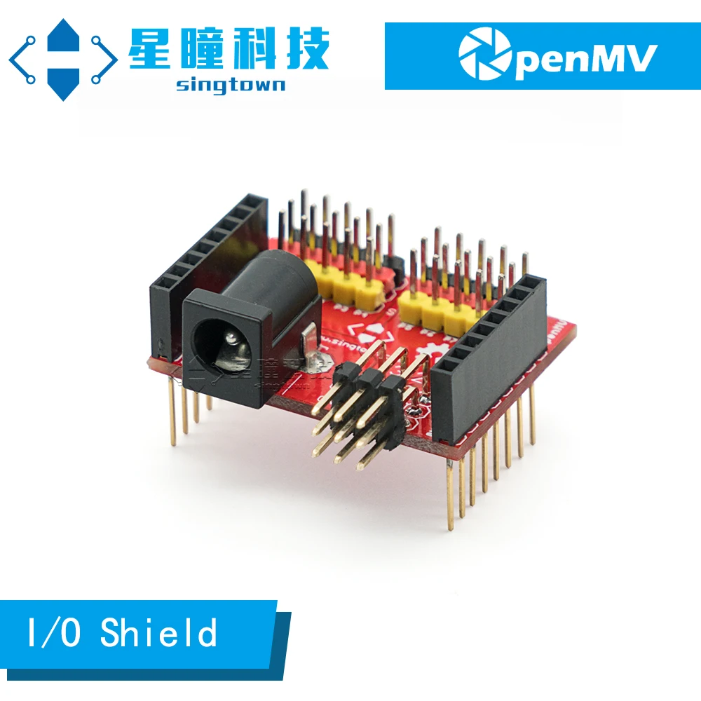 SingTown OpenMV I/O Shield Genuine-Sensor Adapter Board Microcontroller Development Apply to OpenMV4 Cam H7 Plus/OpenMV3 4 H7 M7