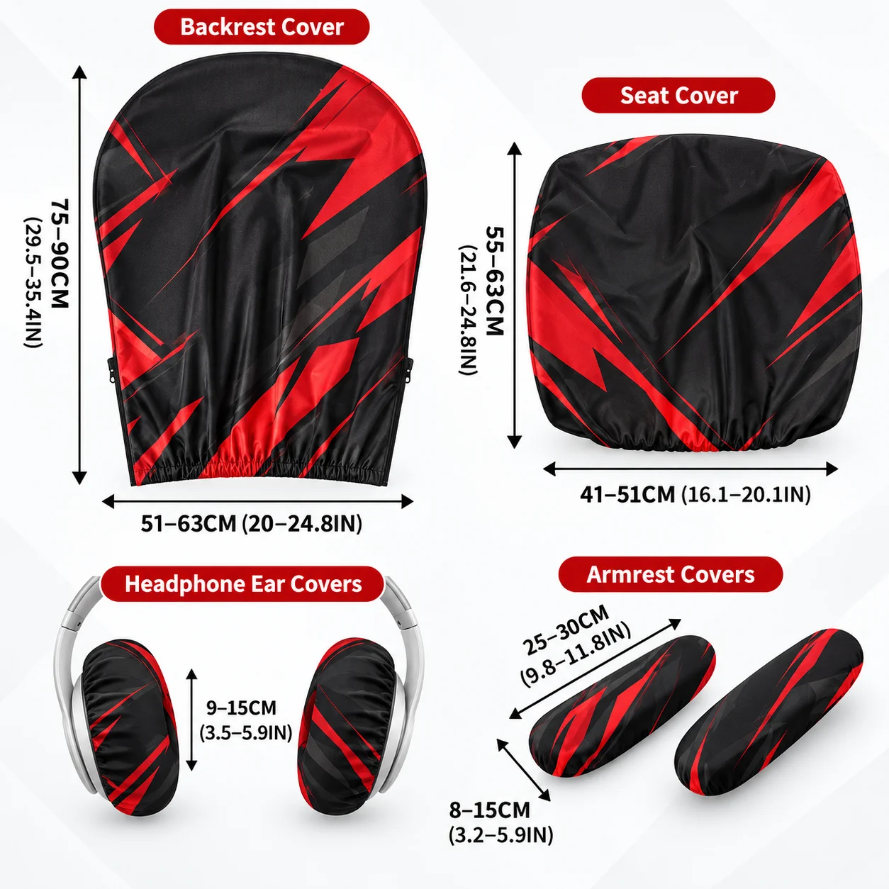 Custom Gaming Chair Covers Set - Gaming Accessories For Room ulasan dan harga