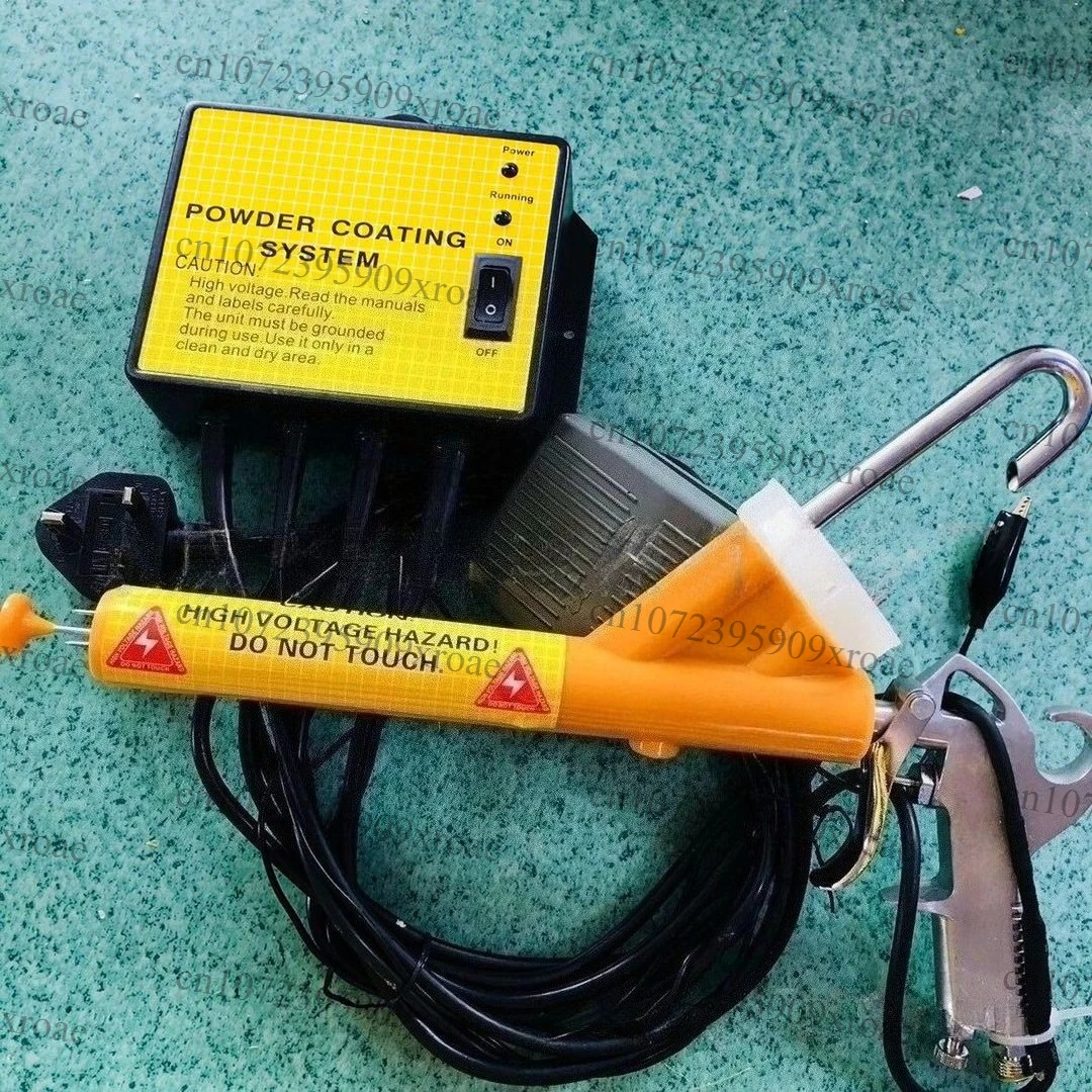Portable PC02 Small Electrostatic Machine, Manual Plastic Powder Micro Spraying Equipment