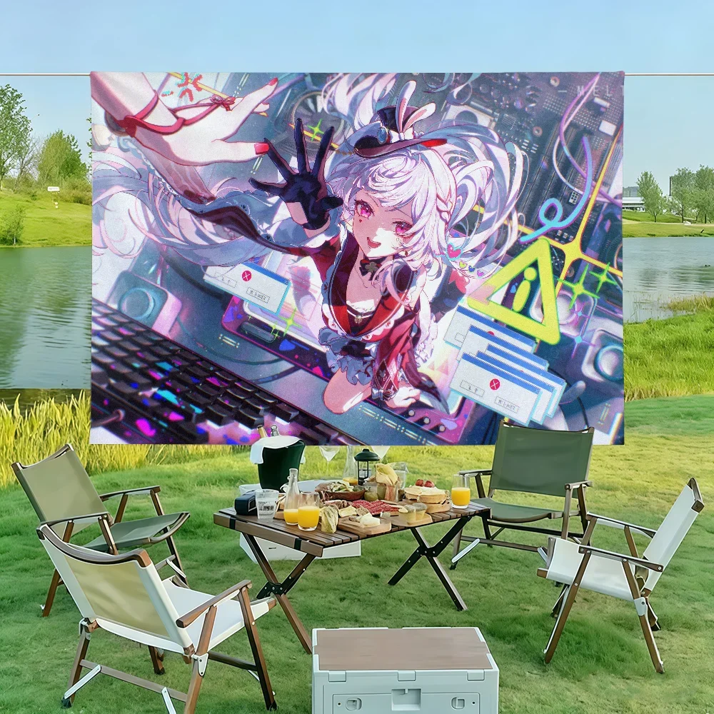 Video Game Honkai Star Rail Sparxie Flag Wall Decorations Home Decor Suitable For Living Rooms Bedrooms Dormitories Parties