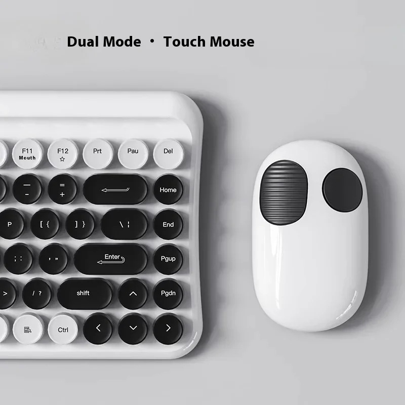 Wireless office mouse, portable Bluetooth dual-mode mouse customized dual-mode ergonomic multi gear mouse keyboard accessories