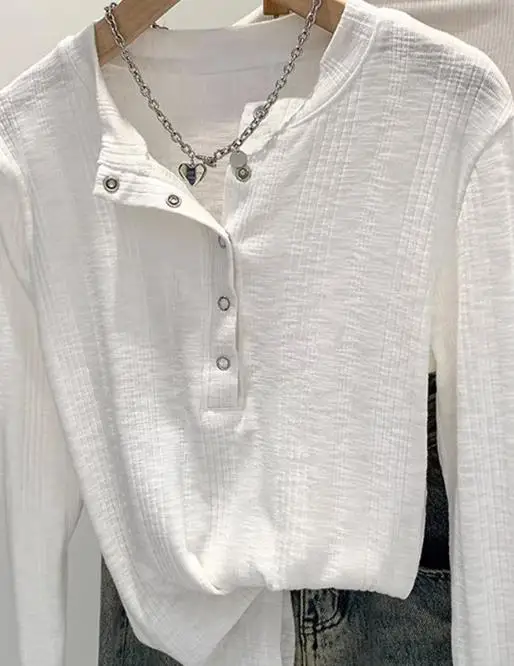 

Осень/зима 2025 г., элегантная новая модная стильная модная повседневная рубашка на пуговицах, футболка, женская одежда, женская одежда