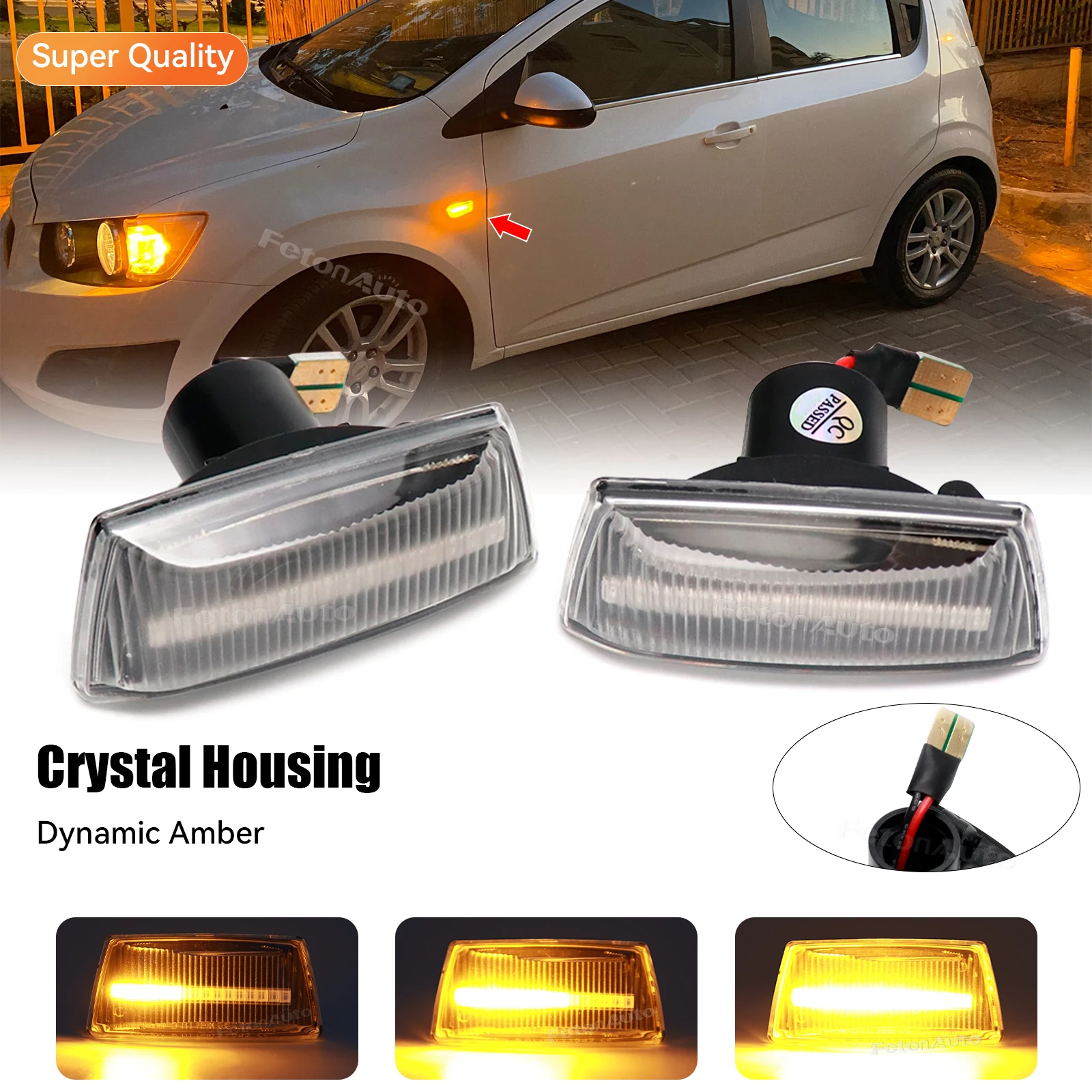 Dynamic Turn Signal LED Side Marker Light Mirror Light Blinking Indicator for Opel Astra H MK5 Zafira B Corsa D Insignia A
