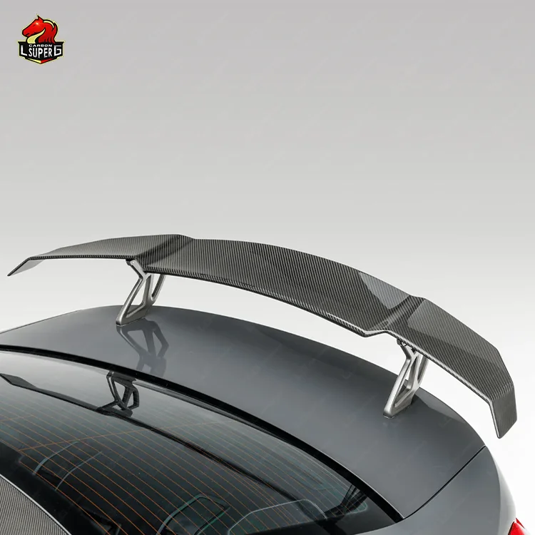 high quality Auto parts for BMW F80 M3 F82 M4  Carbon Fiber V style big rear spoiler rear wing popular spoiler