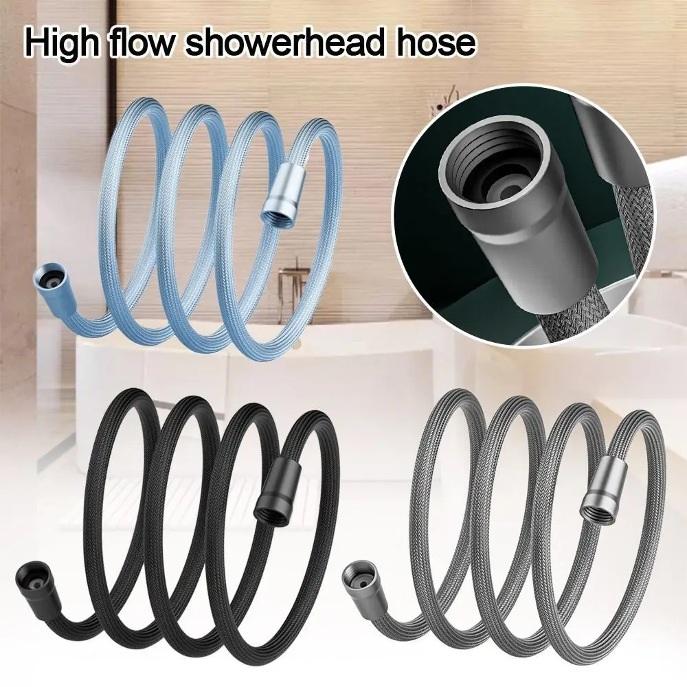 1.5/2 Meter Handheld Shower Hose Universal Interface GI/2 Shower Tube Flexible Anti Winding Bath Shower Nylon Pipe