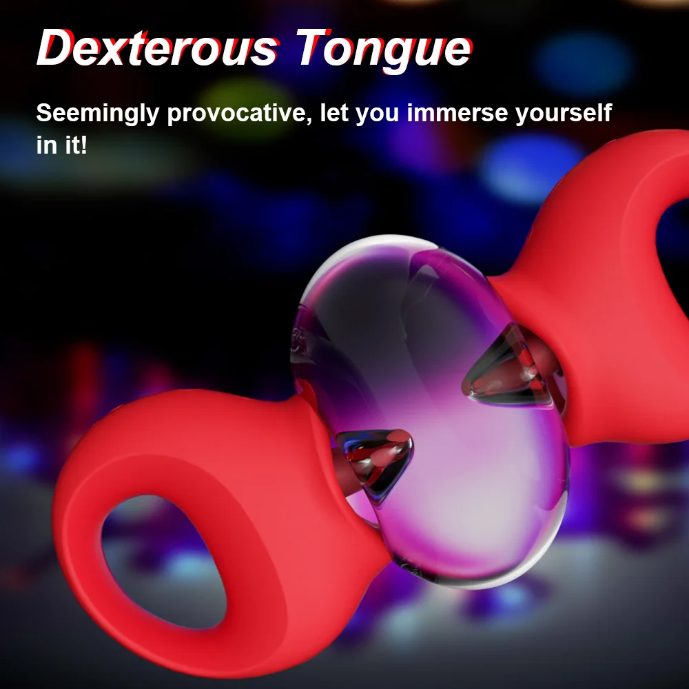 Tongue Licking Vibrator for Women Powerful Swing Clitoris Stimulator Oral Nipple Massager Sex Toy for Female Adult Couples Goods