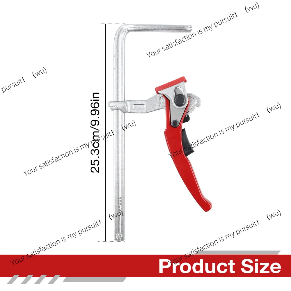 200 * 60Mm Ratchet F  Electric Circular Saw Rail Rail  Slide Fixed Table Clamp Woodworking Clamp