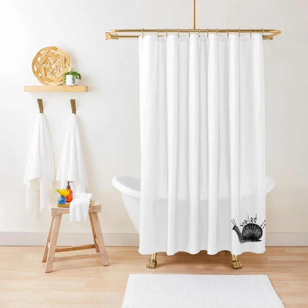 

Занавеска для душа Snailed It для ванной комнаты, душевой набор для ванной комнаты, элегантная занавеска на окно ванной комнаты