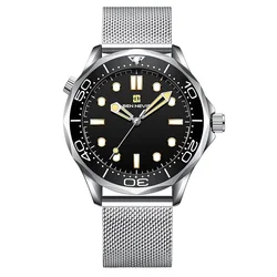 BEN NEVIS Watch for Men Alloy Luminous Mens Watch Business Men's Quartz Watch Waterproof Steel Band Male Clock BN3031G