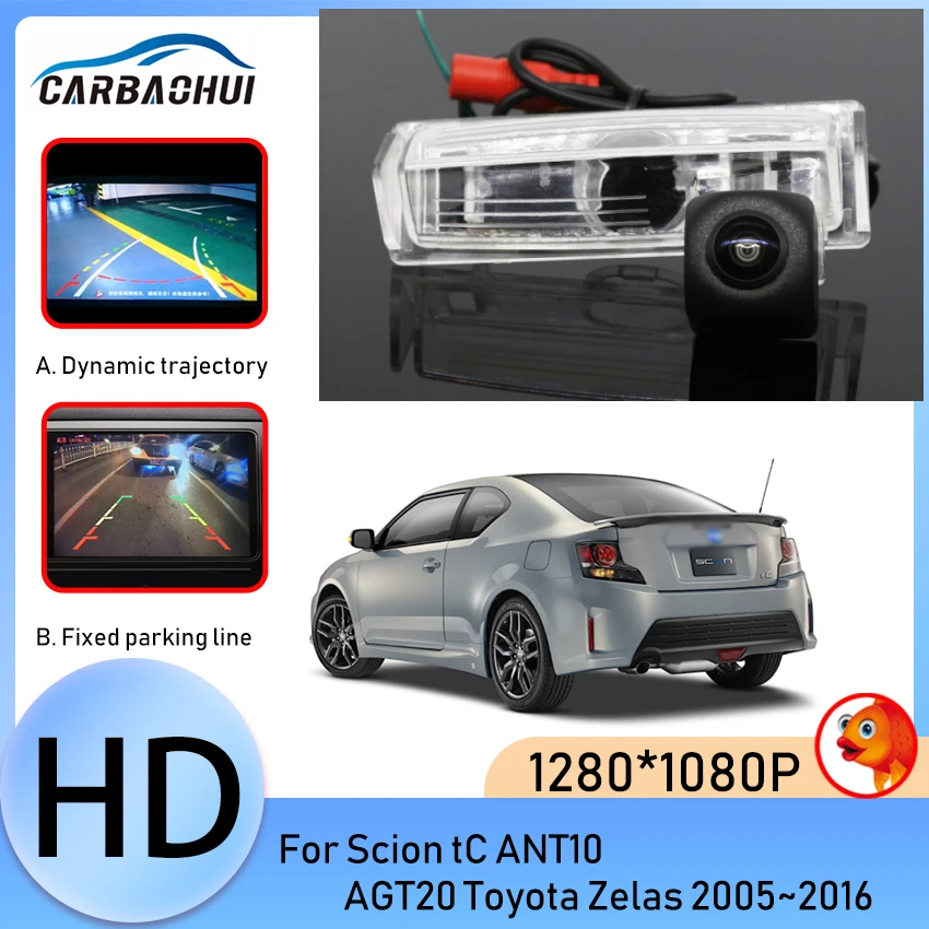 170 Degree 1280x1080P HD Car Vehicle Rear View Reverse Camera For Scion tC ANT10 AGT20 Toyota Zelas 2005~2013 2014 2015 2016