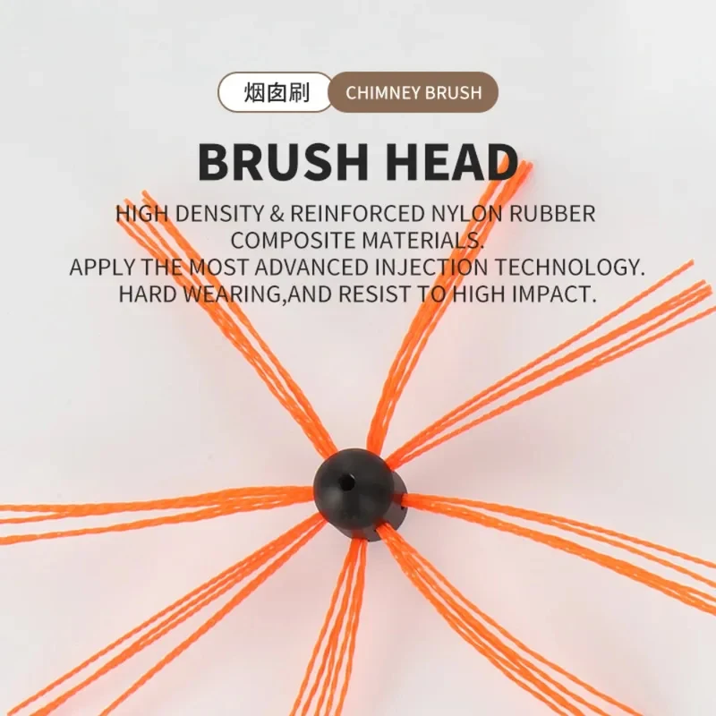 Automatic Industrial Duct Cleaning Brush Kit For Dryer Ventilation Groove Chimney Sweep