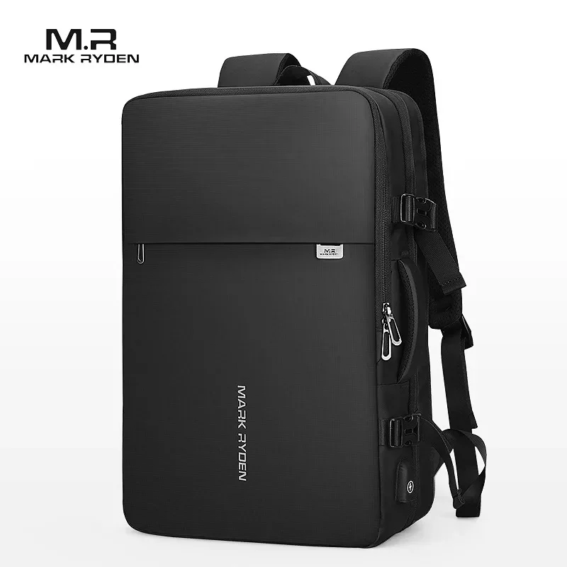 

Mark Ryden Man Backpack Fit 17 Inch Laptop USB Charging Multi-layer Space Travel Bag Business Male Anti-Theft Mochila