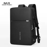 Mark Ryden Man Backpack Fit 17 Inch Laptop USB Charging Multi-layer Space Travel Bag Business Male Anti-Theft Mochila