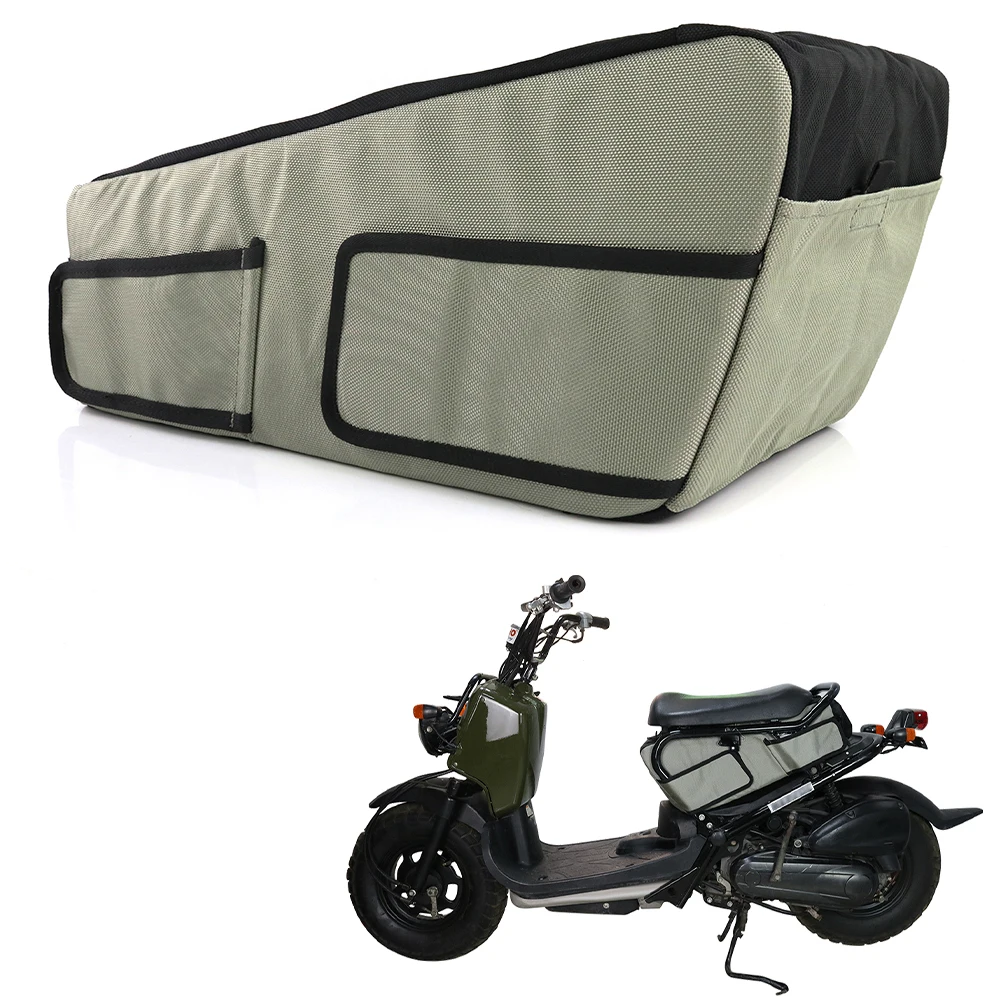 

Подходит для Ruckus (Zoomer) NPS50 2010-2024, сумки на заднее сиденье мотоцикла 1680D, водонепроницаемая и разрыва сумка под сиденьем, сумка для хранения