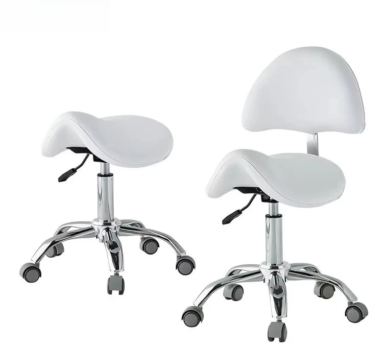 Ergonomic Dental Doctor Stool Adjustable Height Rolling Chair with Wheels for Dental Clinic Equipment