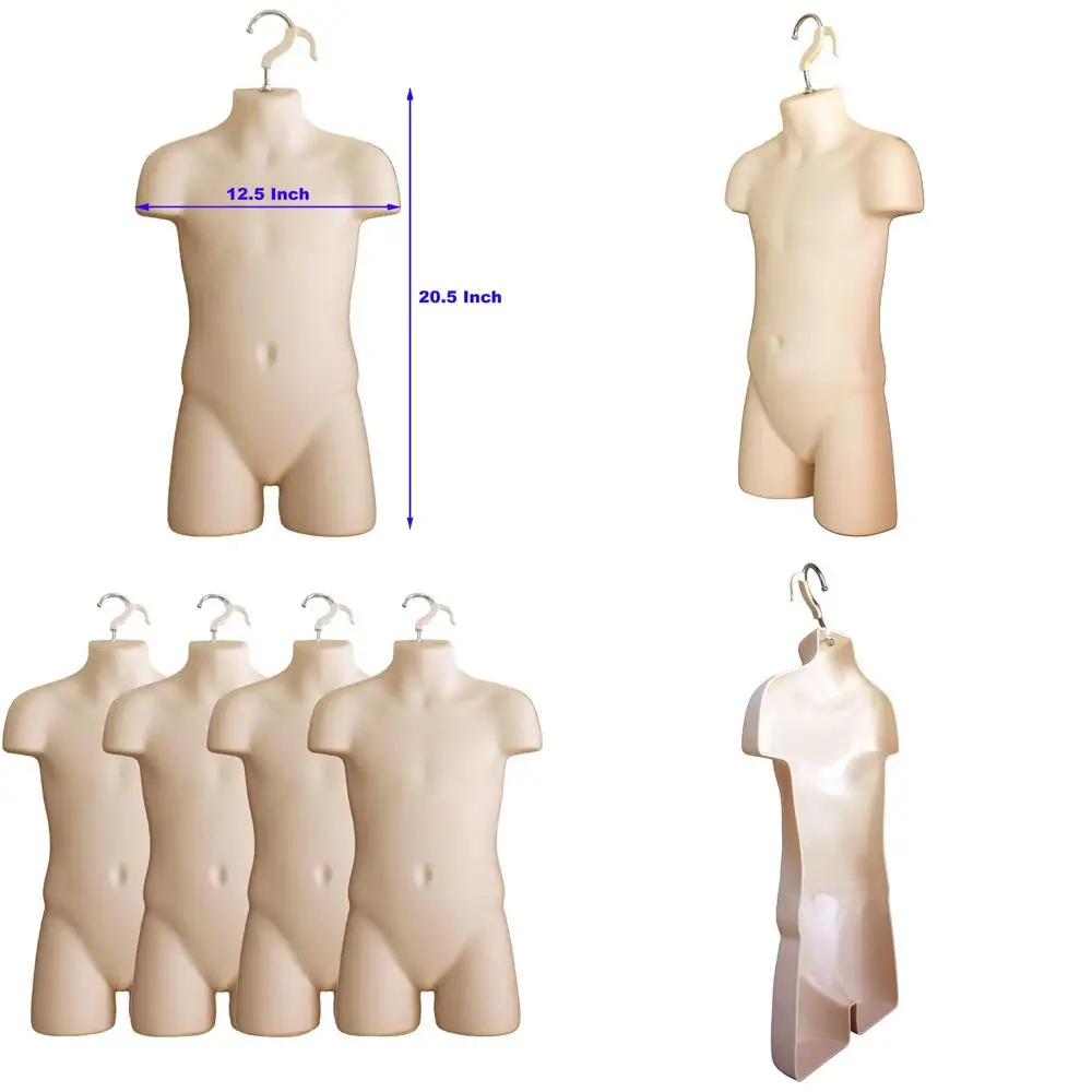 

Складные манекены с полой спинкой для демонстрации футболок, для рукоделия и дизайна, размеры 5T-7