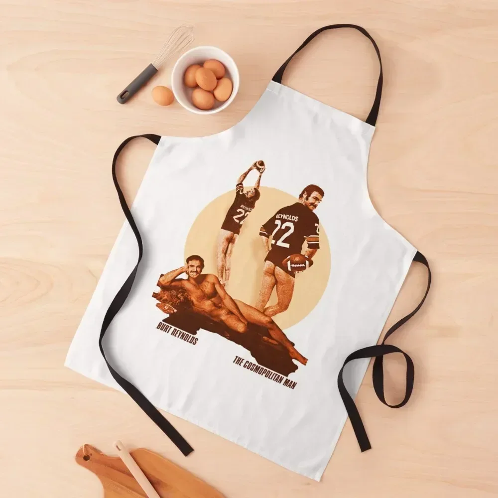 

Burt Reynolds Cosmo Man Apron work gowns for women cleaning Chef Uniform For Men with personal logo for women halloween Apron