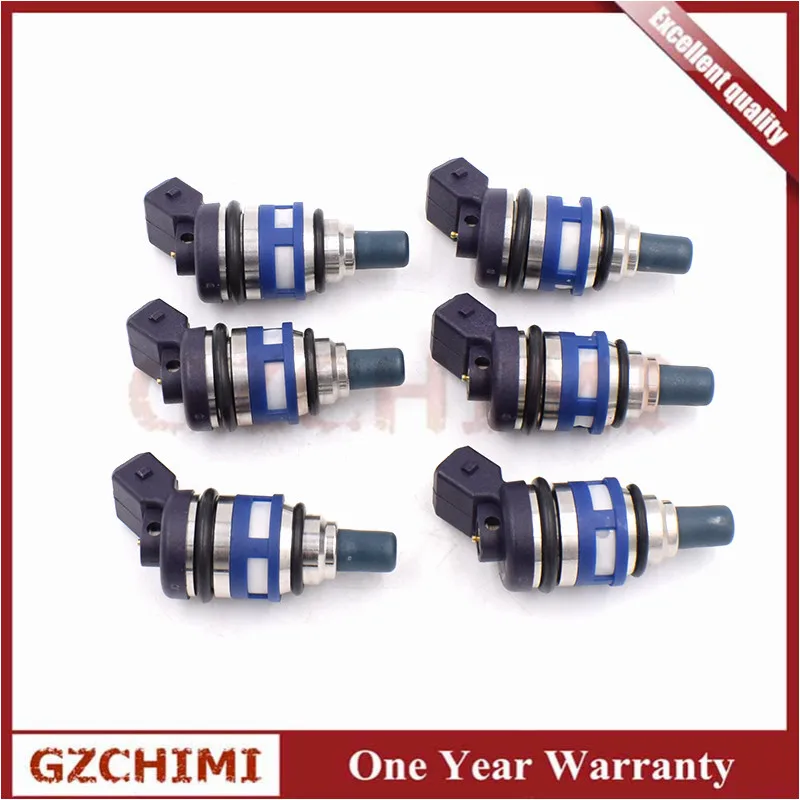 Set of 6 Fuel Injectors 16600-40P07 1660040P07 For Nissan Z32 300ZX Twin Turbo1989-1994 VG30DETT 6618-10V00 16618-10V05