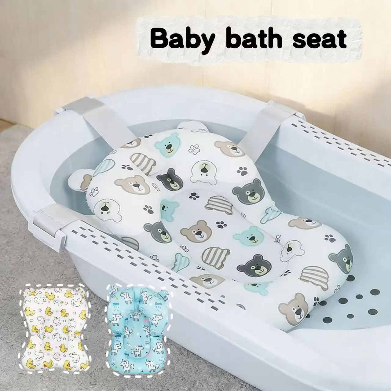 1-peca-almofada-de-banho-para-bebe-com-padrao-de-desenho-animado-material-macio-e-respiravel-design-ergonomico-fechos-ajustaveis-e-seguros-compativel-com-a-maioria-das-banheiras-de-bebe