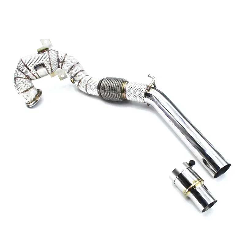 

Section High flow Pipes Exhaust Pipes branch downpipe Exhaust Pipe with For VW Golf MK7/MK7.5 2.0T