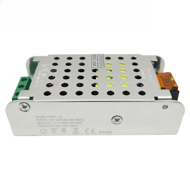MS60-12/24 60W12V5A/24V2.5A  Light Strip Transformer LED Switching Power Supply Driver Constant Voltage
